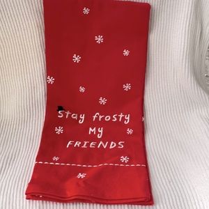 New dish towel “stay frosty my friends”